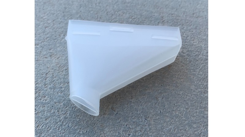 split funnel for Jang JP-series 2 row furrower